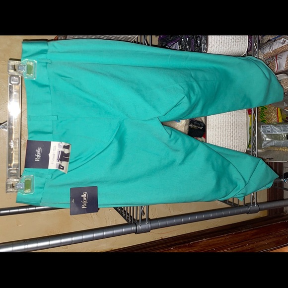 Rafaella teal capris - Picture 2 of 7